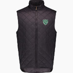 NYC Police Athletic League Online Store MV Sport Weatherproof Vintage Men's Diamond Quilt Vest Front Thumbnail