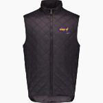Ephrata Area School District MOUNTAINEERS <span class="pdp-name-mascot">EPHRATA MOUNTAINEERS</span> MV Sport Weatherproof Vintage Men's Diamond Quilt Vest Front Thumbnail