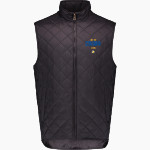 CULBRETH Cougars <span class="pdp-name-mascot">GREY CULBRETH MIDDLE SCHOOL Cougars</span> MV Sport Weatherproof Vintage Men's Diamond Quilt Vest Front Thumbnail