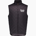 Xavier Falcons <span class="pdp-name-mascot">Xavier Falcons</span> MV Sport Weatherproof Vintage Men's Diamond Quilt Vest Front Thumbnail
