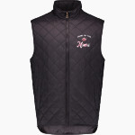 Red Top Miners MV Sport Weatherproof Vintage Men's Diamond Quilt Vest Front Thumbnail