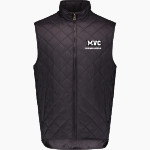 Monte Vista Christian Mustangs Weatherproof Vintage Men's Diamond Quilt Vest Front Thumbnail