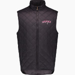 SAINT JO HIGH SCHOOL PANTHERS <span class="pdp-name-mascot">SAINT JO PANTHERS</span> MV Sport Weatherproof Vintage Men's Diamond Quilt Vest Front Thumbnail