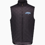 West Tech Panthers MV Sport Weatherproof Vintage Men's Diamond Quilt Vest Front Thumbnail