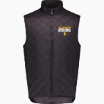 Rochester YellowJackets MV Sport Weatherproof Vintage Men's Diamond Quilt Vest Front Thumbnail