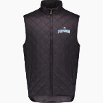 Houghton Academy Panthers <span class="pdp-name-mascot">Houghton Academy Panthers</span> MV Sport Weatherproof Vintage Men's Diamond Quilt Vest Front Thumbnail