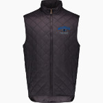 SALE CREEK Panthers Online Store <span class="pdp-name-mascot">SALE CREEK PANTHERS /LADY</span> MV Sport Weatherproof Vintage Men's Diamond Quilt Vest Front Thumbnail