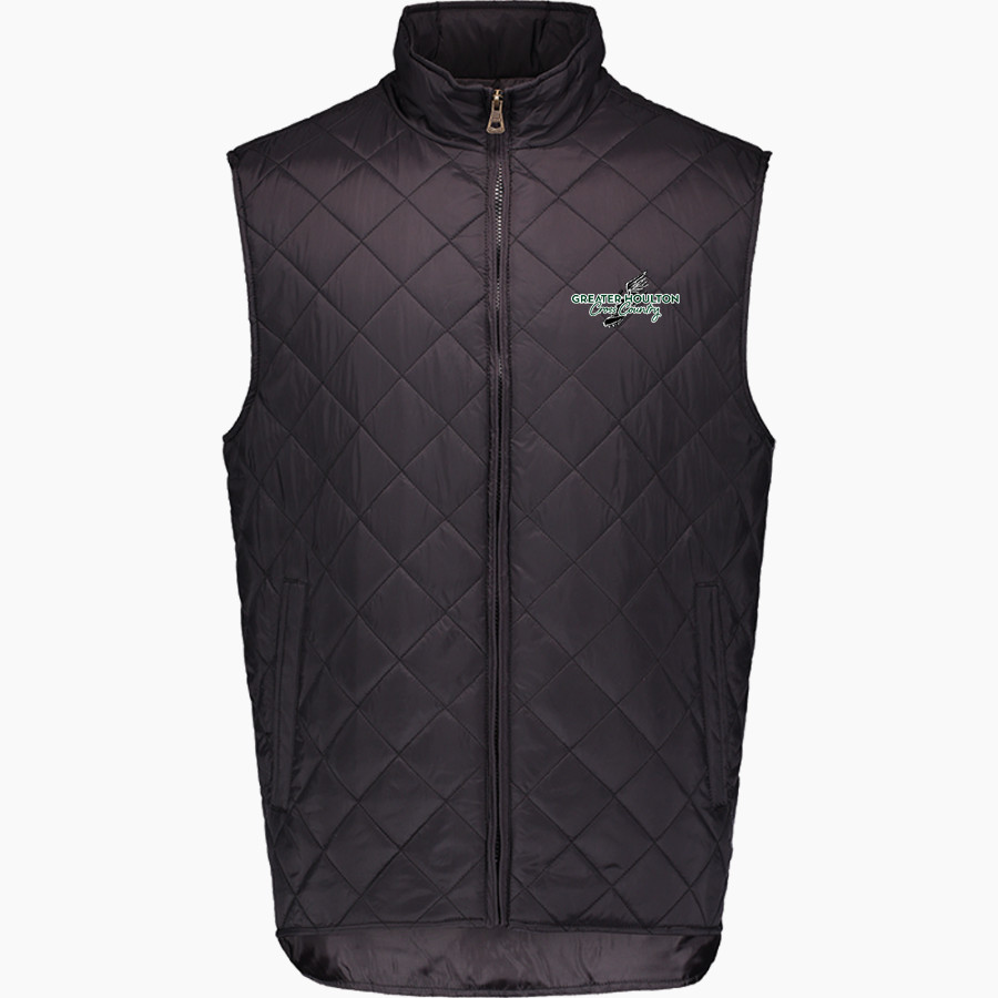 HOULTON HIGH SCHOOL SHIRETOWNERS MV Sport Weatherproof Vintage Men's Diamond Quilt Vest
