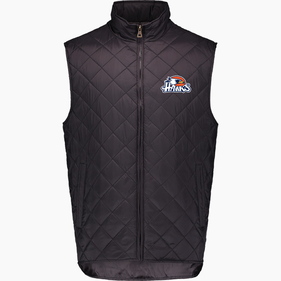 GALLATIN COUNTY HIGH SCHOOL HAWKS MV Sport Weatherproof Vintage Men's Diamond Quilt Vest