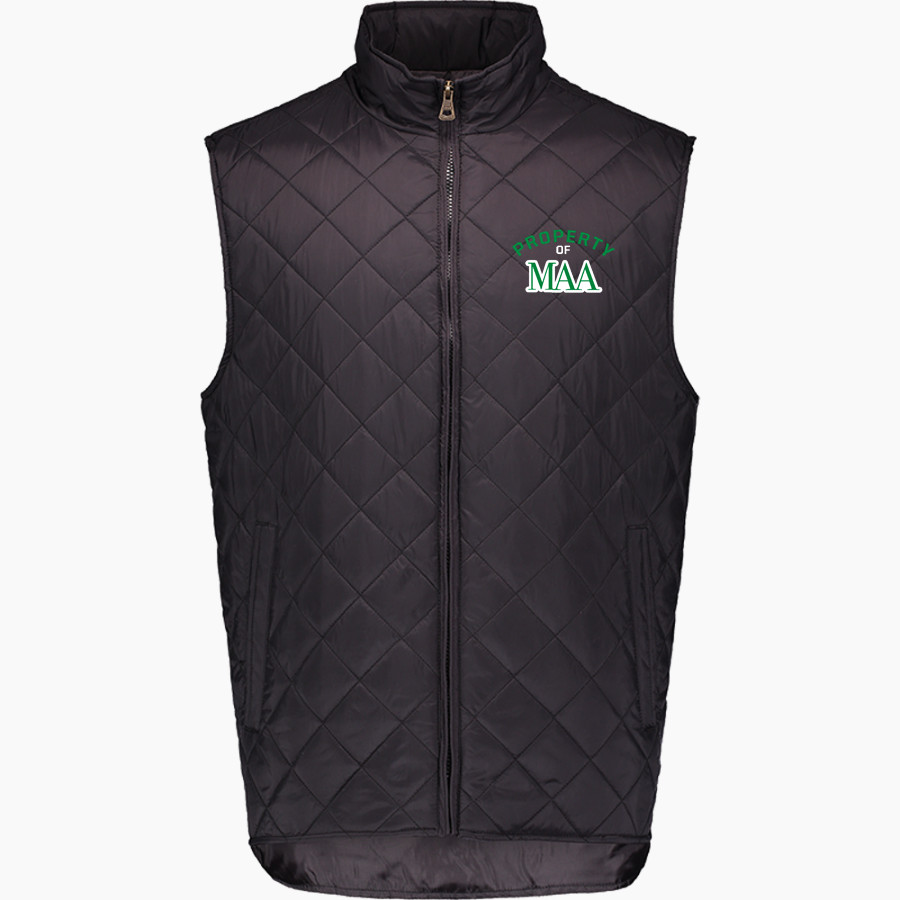 Mount Alvernia Academy Hawks MV Sport Weatherproof Vintage Men's Diamond Quilt Vest