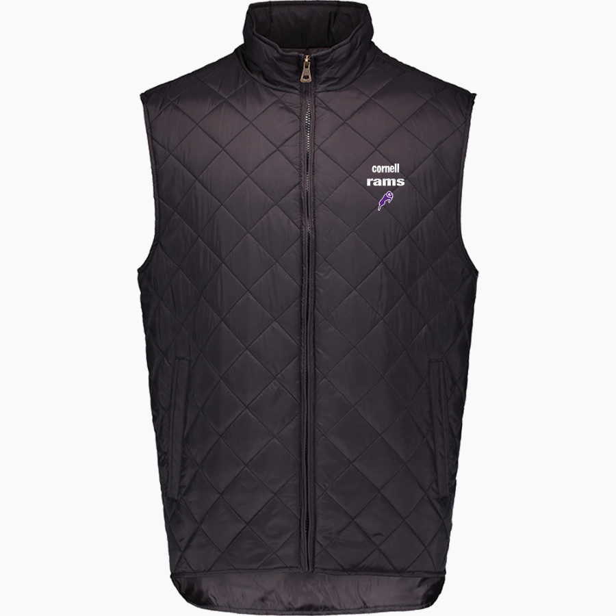 Cornell Rams <span class="pdp-name-mascot">Cornell Rams</span> MV Sport Weatherproof Vintage Men's Diamond Quilt Vest