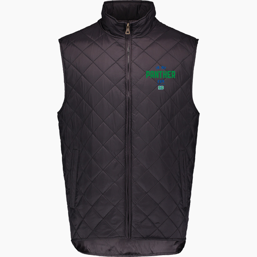 San Domenico Panthers <span class="pdp-name-mascot">San Domenico Panthers</span> MV Sport Weatherproof Vintage Men's Diamond Quilt Vest