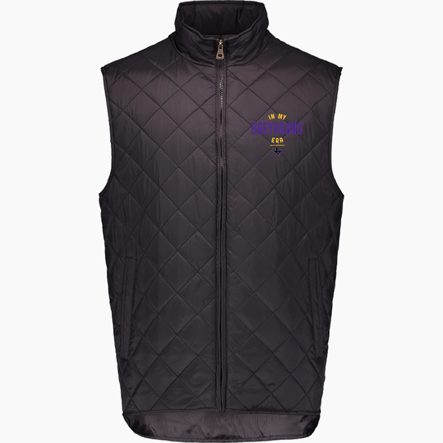 THROCKMORTON HIGH SCHOOL GREYHOUNDS <span class="pdp-name-mascot">THROCKMORTON GREYHOUNDS</span> MV Sport Weatherproof Vintage Men's Diamond Quilt Vest