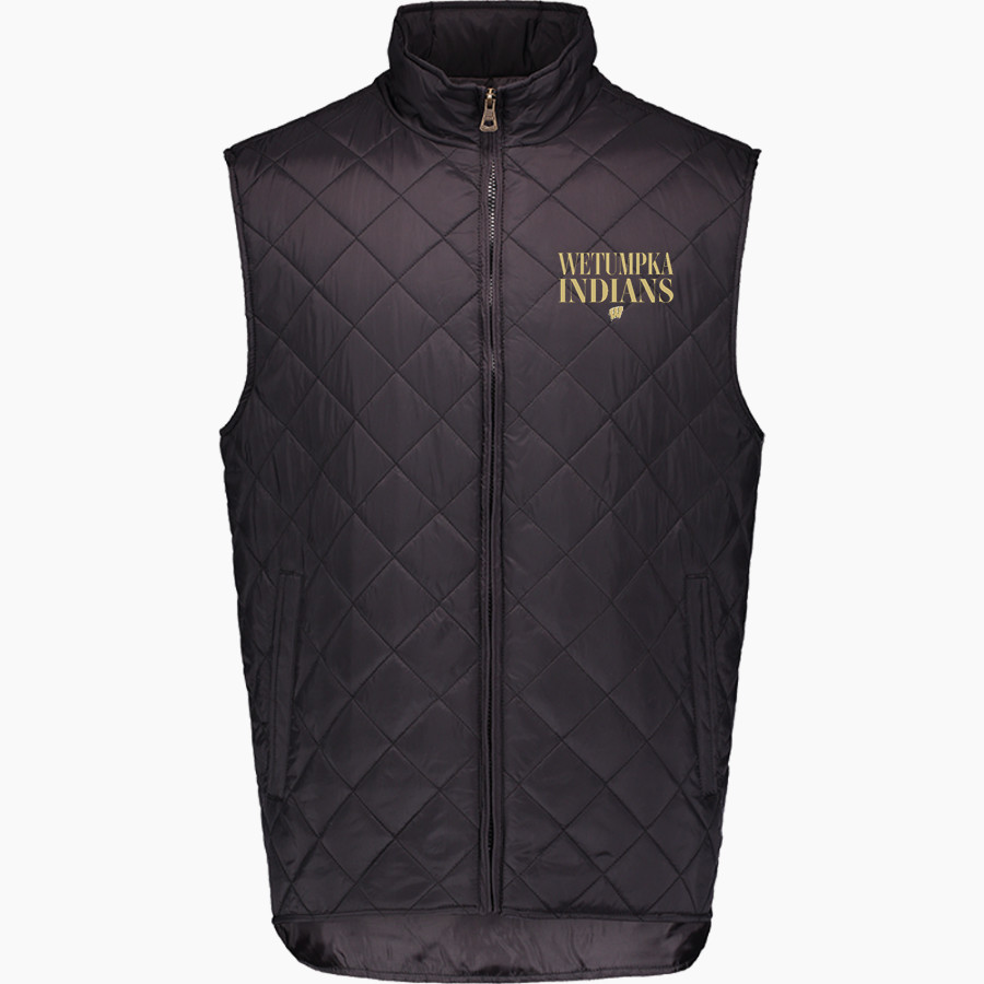 Wetumpka Indians <span class="pdp-name-mascot">Wetumpka Indians</span> MV Sport Weatherproof Vintage Men's Diamond Quilt Vest