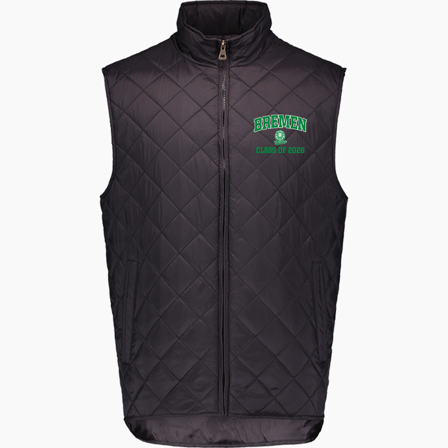 Bremen Athletics Sideline Store <span class="pdp-name-mascot">Bremen Lions</span> MV Sport Weatherproof Vintage Men's Diamond Quilt Vest