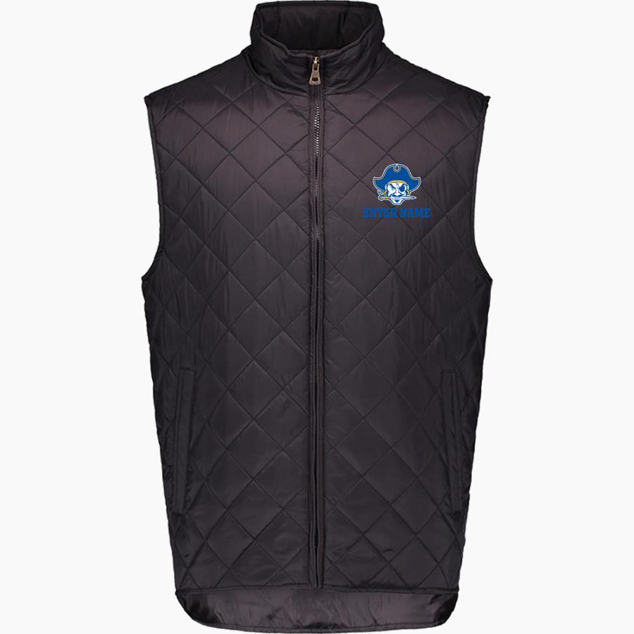 JAMES BOWIE HIGH SCHOOL PIRATES <span class="pdp-name-mascot">JAMES BOWIE PIRATES</span> MV Sport Weatherproof Vintage Men's Diamond Quilt Vest