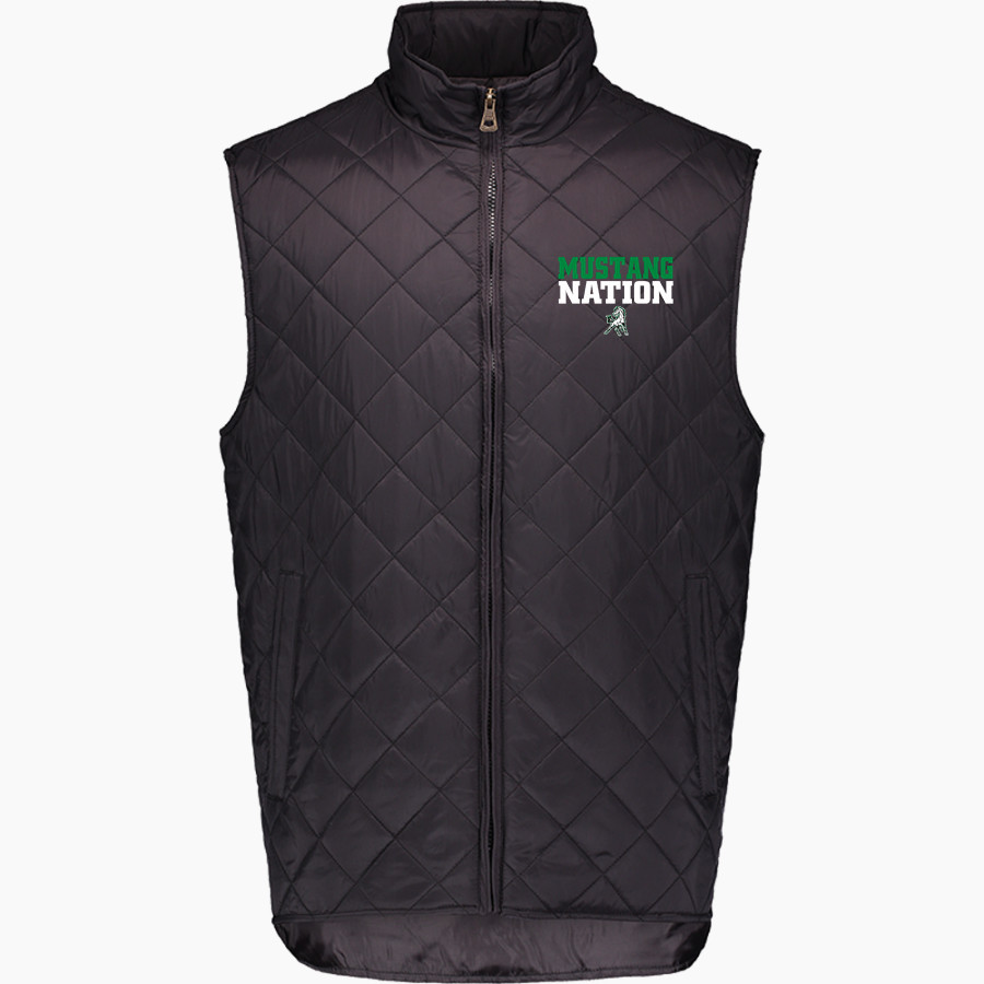 EVERGREEN PARK HIGH SCHOOL MUSTANGS <span class="pdp-name-mascot">EVERGREEN PARK MUSTANGS</span> MV Sport Weatherproof Vintage Men's Diamond Quilt Vest