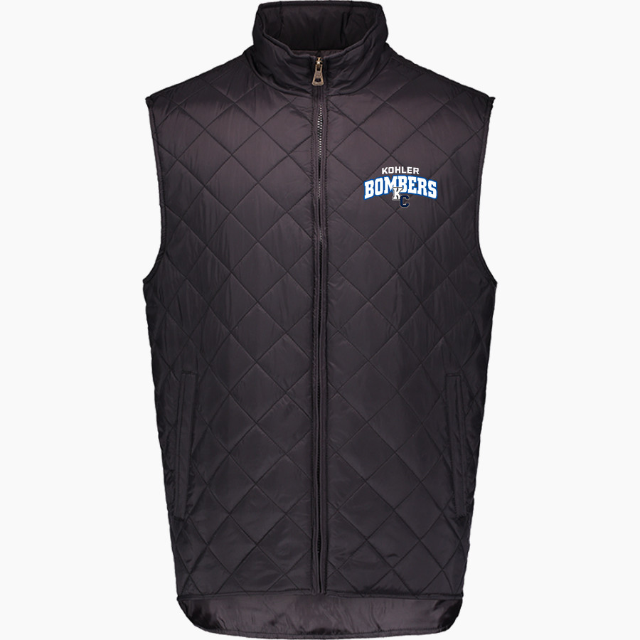 Kohler Bombers <span class="pdp-name-mascot">Kohler Bombers</span> MV Sport Weatherproof Vintage Men's Diamond Quilt Vest
