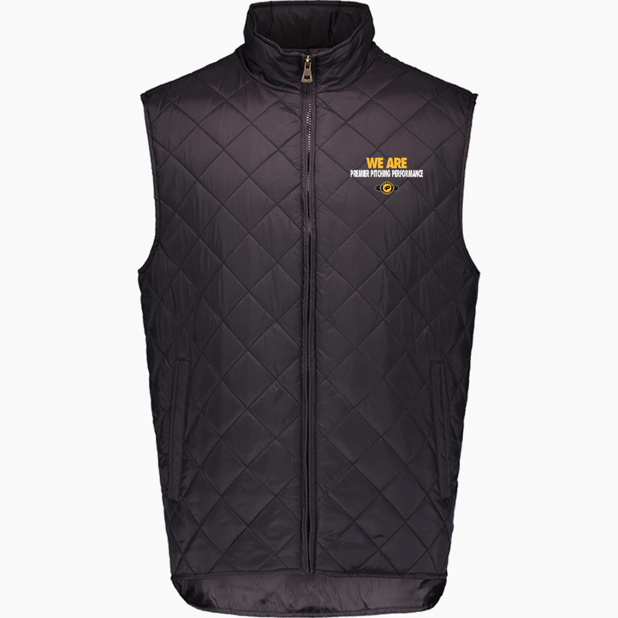 Premier Pitching Performance <span class="pdp-name-mascot">Premier Pitching And Performance Baseball</span> MV Sport Weatherproof Vintage Men's Diamond Quilt Vest