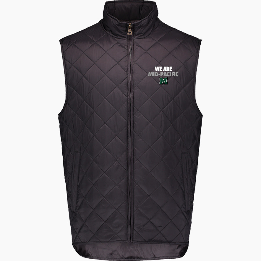 Mid-Pacific Owls <span class="pdp-name-mascot">Mid-Pacific Owls</span> MV Sport Weatherproof Vintage Men's Diamond Quilt Vest