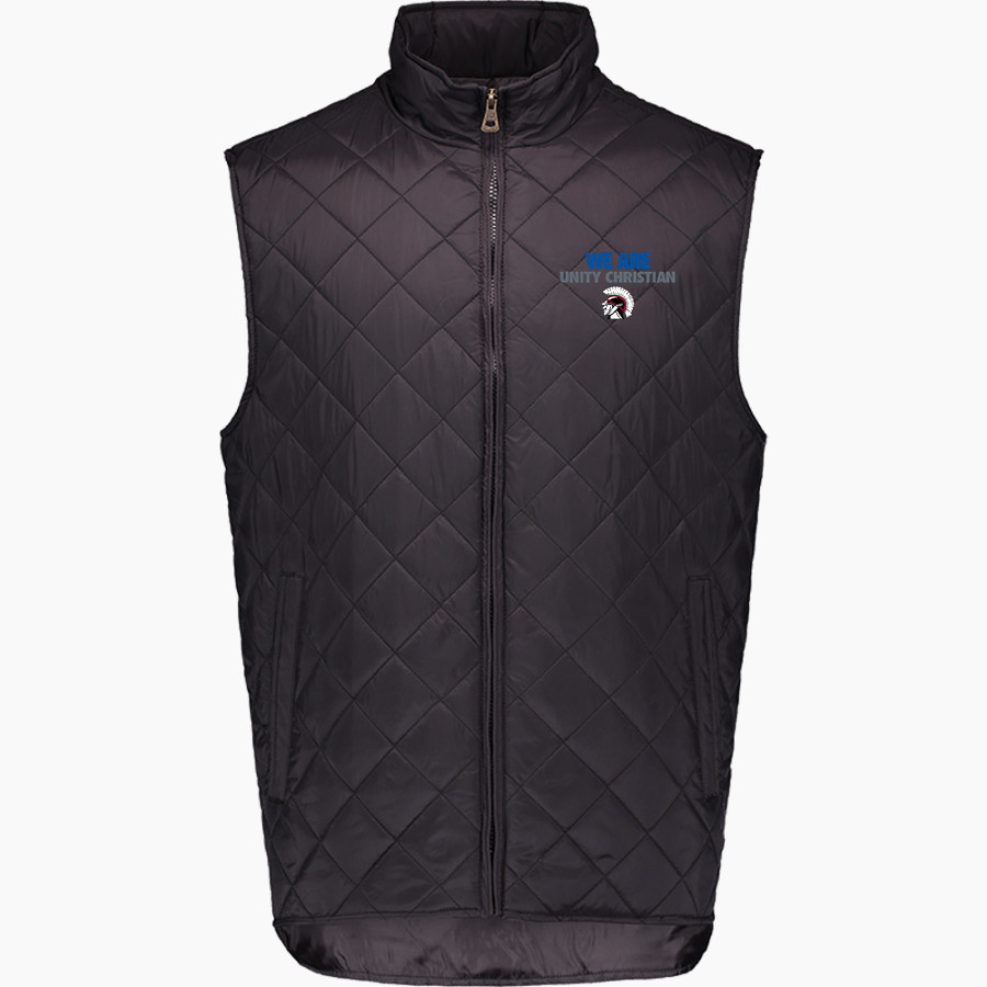 Unity Christian Knights <span class="pdp-name-mascot">Unity Christian Knights</span> MV Sport Weatherproof Vintage Men's Diamond Quilt Vest