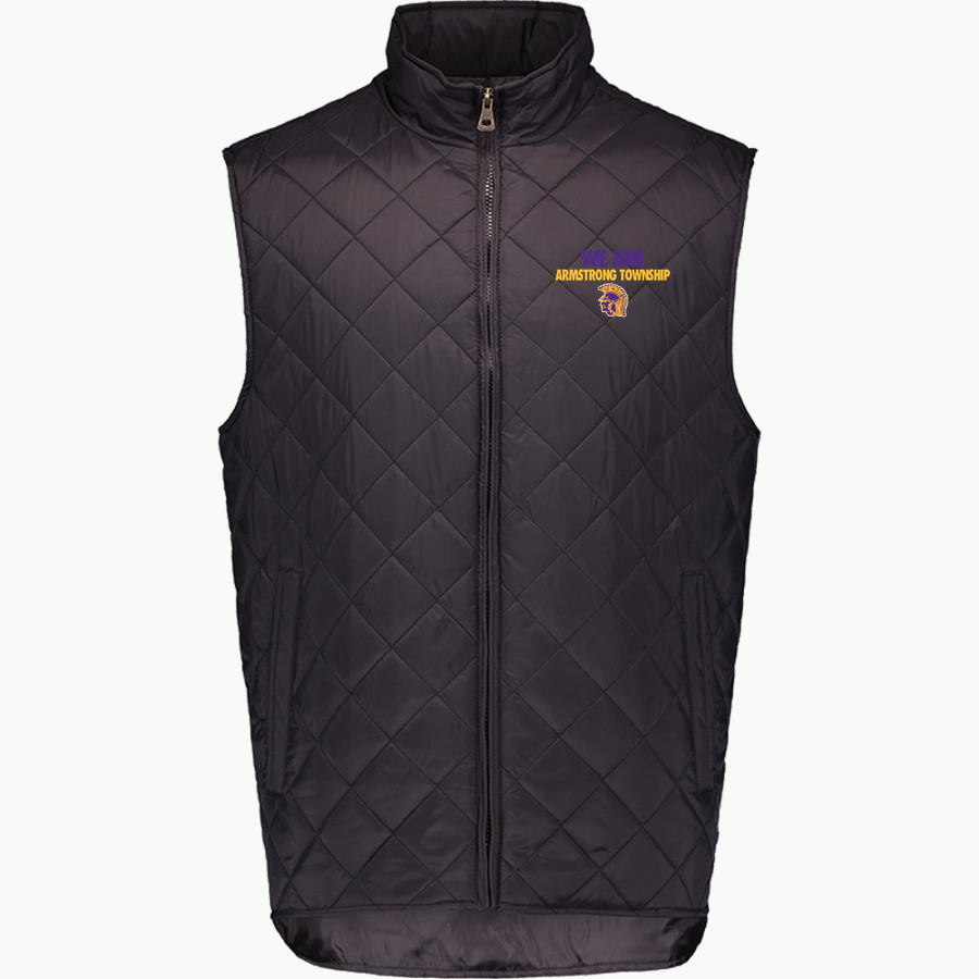 ARMSTRONG TOWNSHIP HIGH SCHOOL TROJANS <span class="pdp-name-mascot">ARMSTRONG TOWNSHIP TROJANS</span> MV Sport Weatherproof Vintage Men's Diamond Quilt Vest