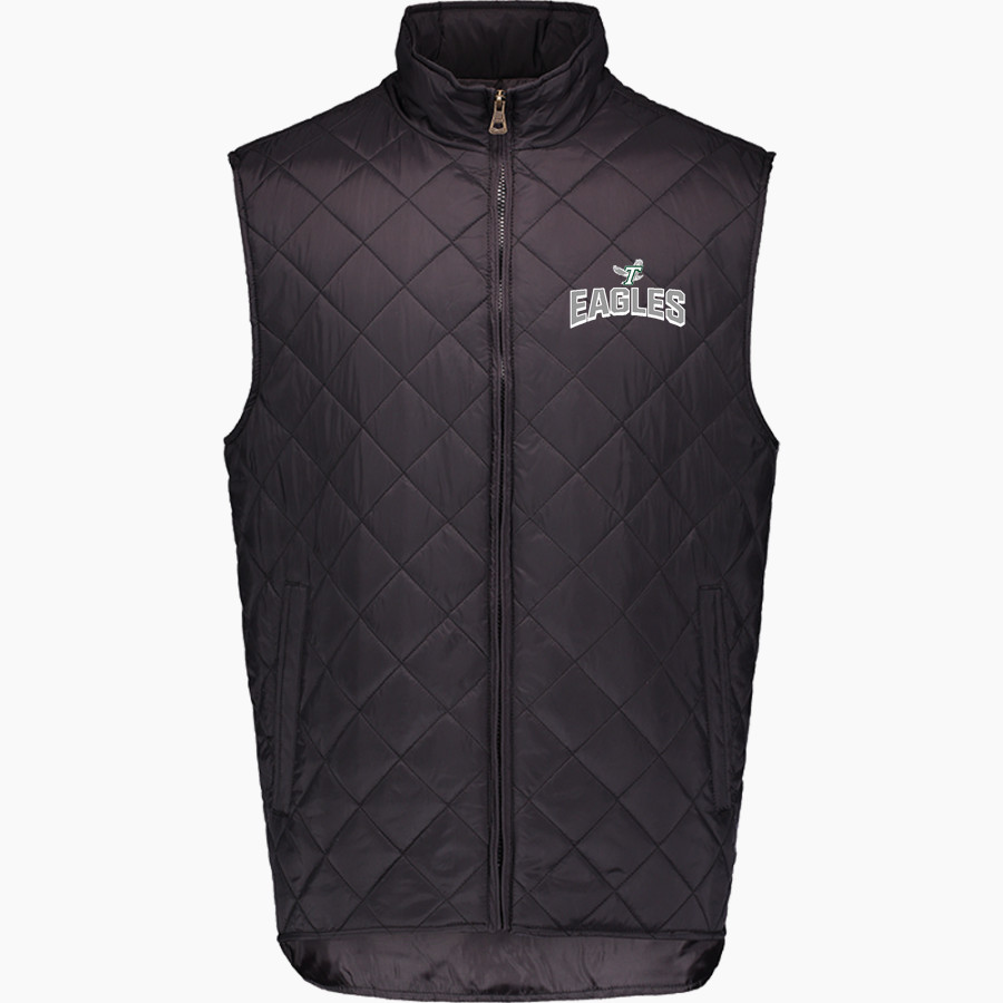 TEMPLETON HIGH SCHOOL EAGLES MV Sport Weatherproof Vintage Men's Diamond Quilt Vest