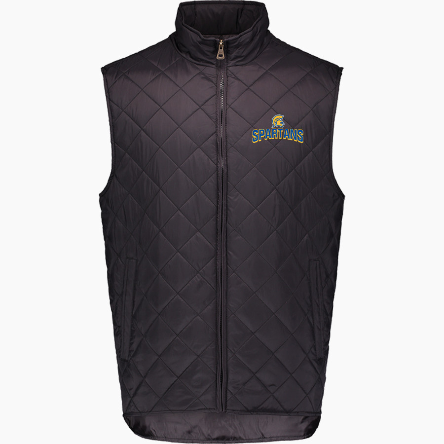 MASON CO CENTRAL HIGH SCHOOL SPARTANS MV Sport Weatherproof Vintage Men's Diamond Quilt Vest