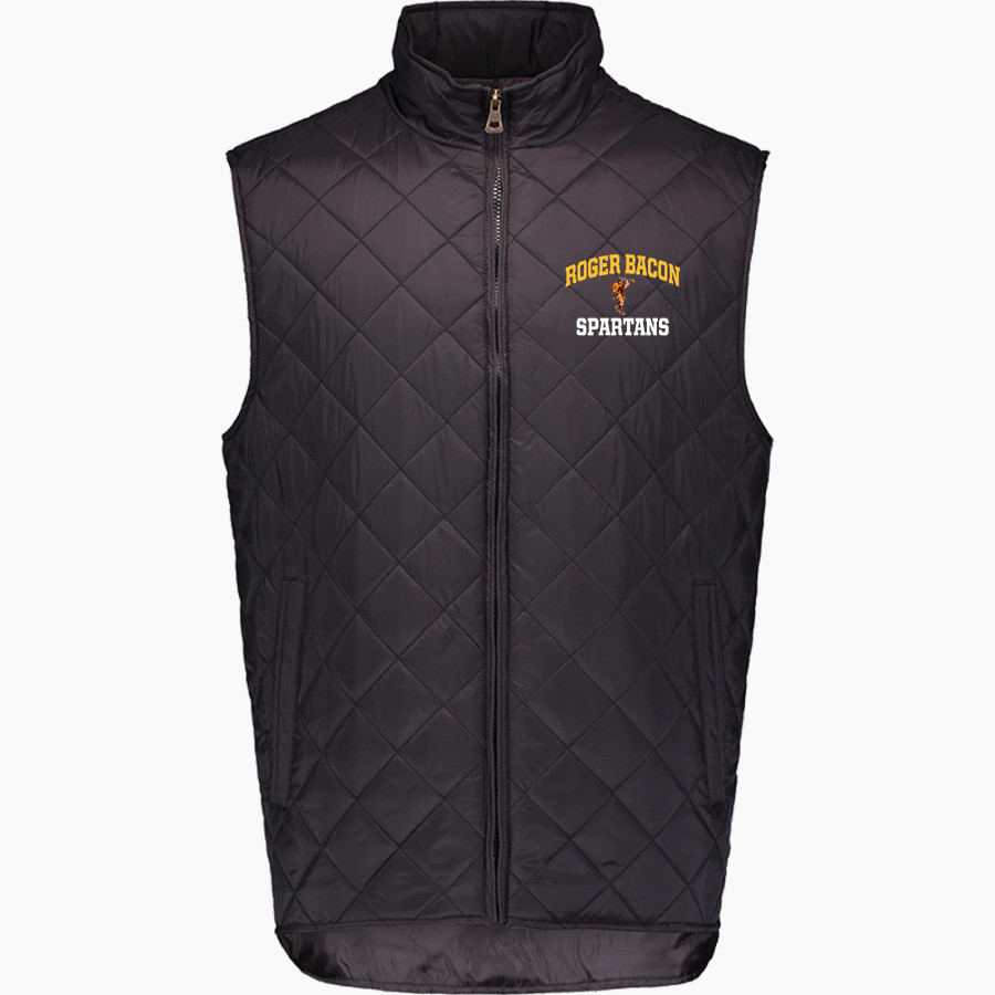 Roger Bacon Spartans <span class="pdp-name-mascot">Roger Bacon Spartans</span> MV Sport Weatherproof Vintage Men's Diamond Quilt Vest