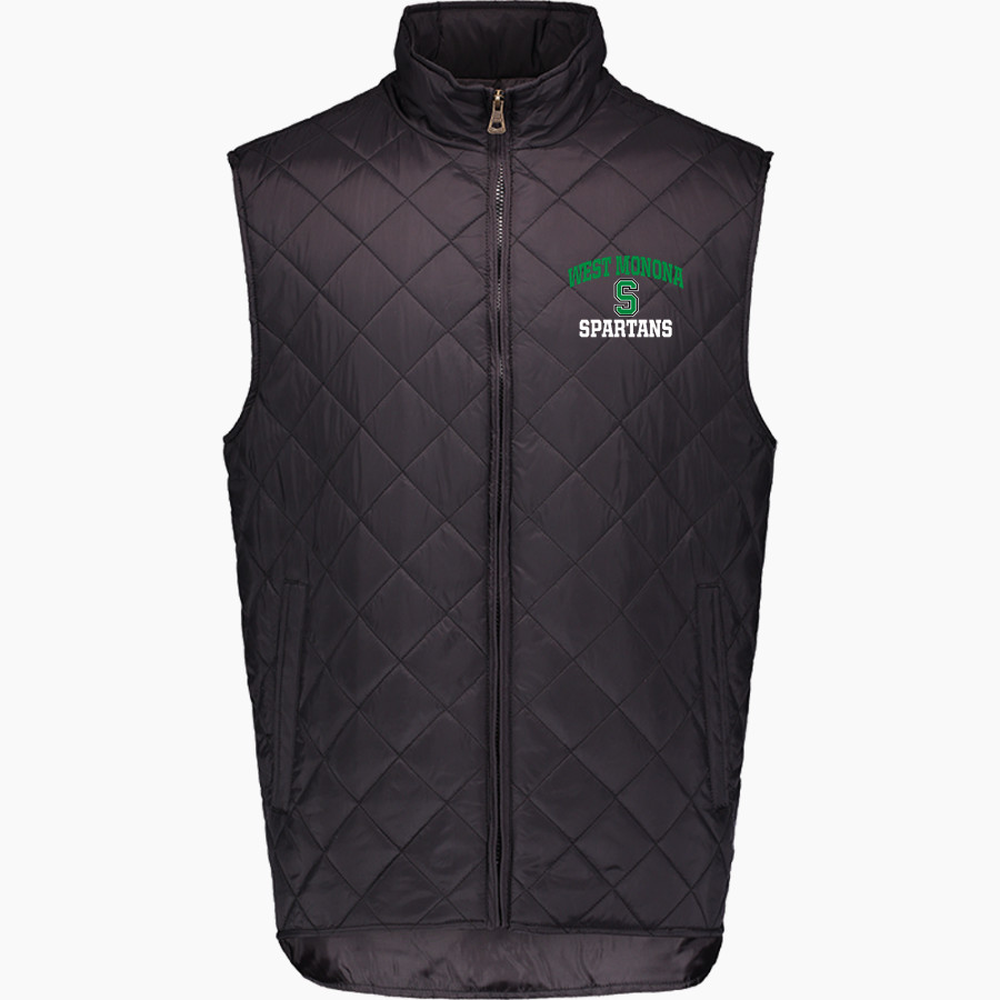WEST MONONA HIGH SCHOOL SPARTANS <span class="pdp-name-mascot">WEST MONONA SPARTANS</span> MV Sport Weatherproof Vintage Men's Diamond Quilt Vest