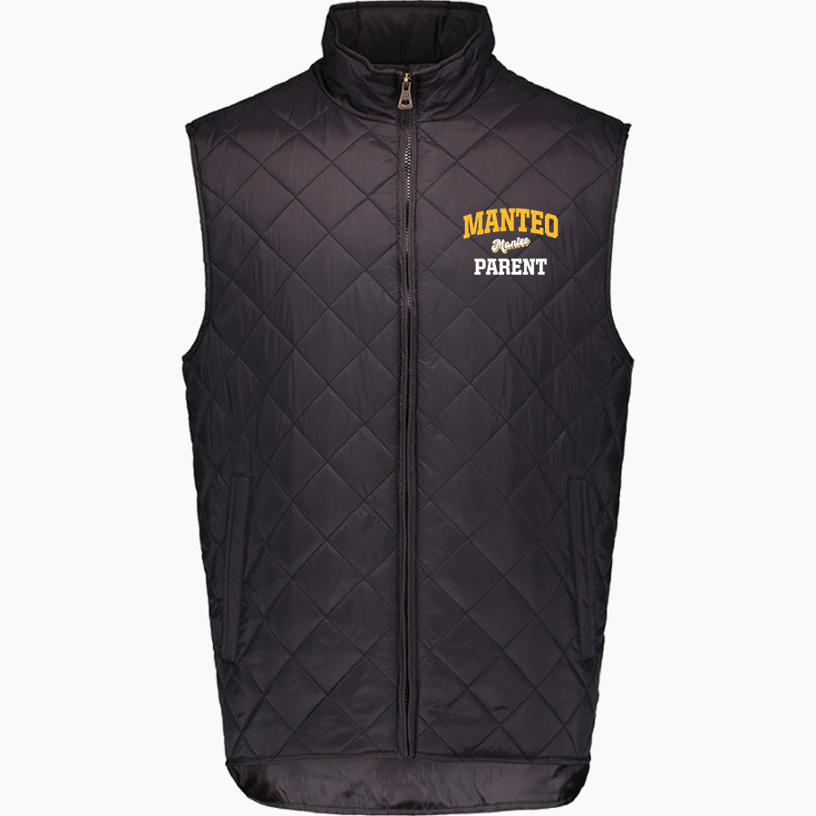 Manteo Redskins <span class="pdp-name-mascot">Manteo Redskins</span> MV Sport Weatherproof Vintage Men's Diamond Quilt Vest