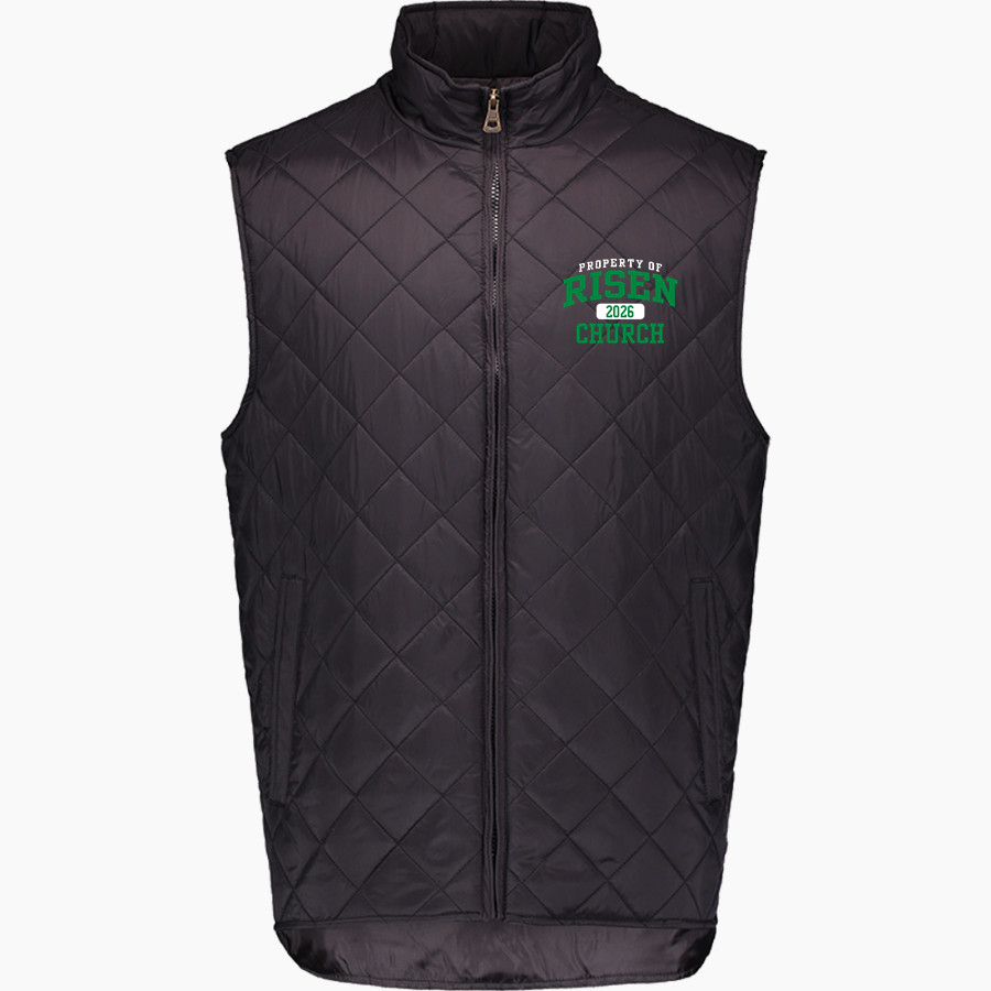 Risen Church <span class="pdp-name-mascot">Risen Church</span> MV Sport Weatherproof Vintage Men's Diamond Quilt Vest