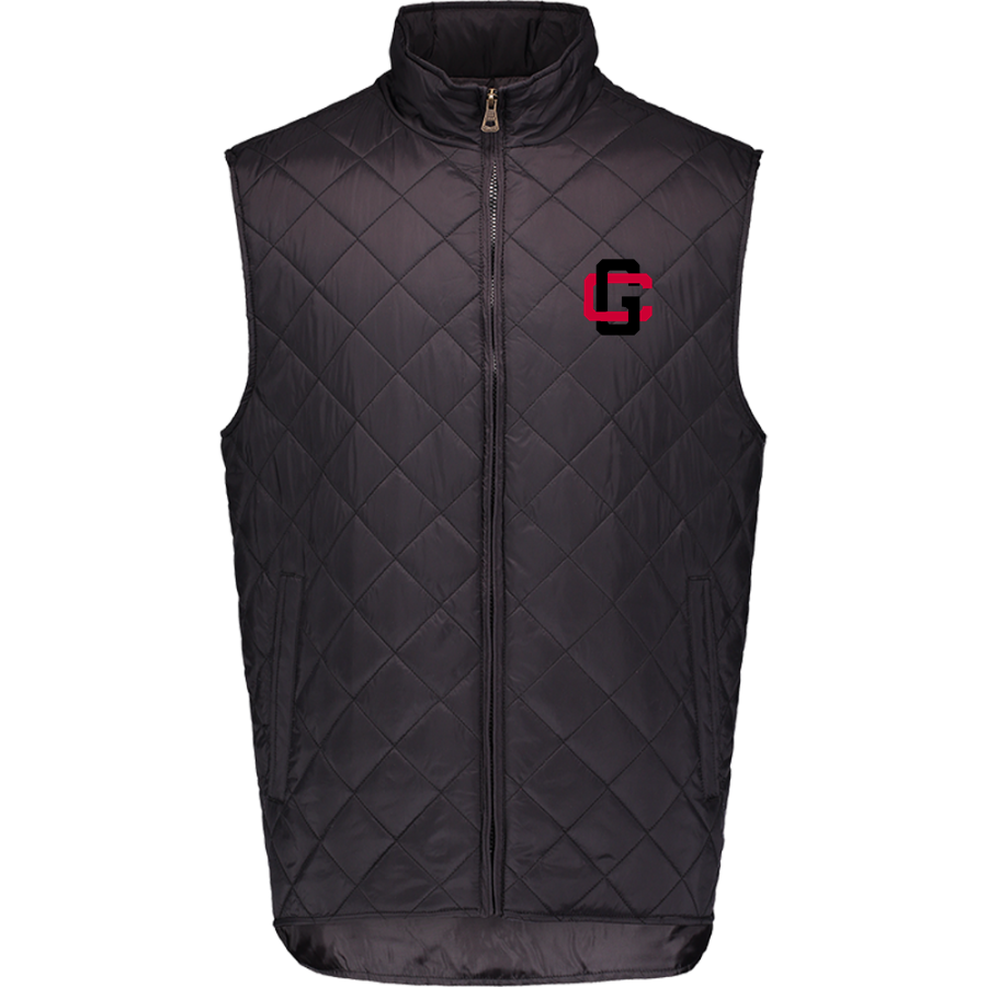 GRACE CHRISTIAN ACADEMY LIONS <span class="pdp-name-mascot">GRACE CHRISTIAN LIONS</span> MV Sport Weatherproof Vintage Men's Diamond Quilt Vest