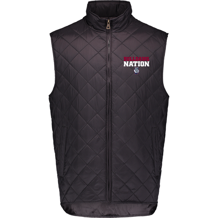 St Denis CYO Bulldawgs <span class="pdp-name-mascot">St Denis CYO Bulldawgs</span> MV Sport Weatherproof Vintage Men's Diamond Quilt Vest
