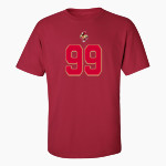 Otterbein University Cardinals MV Sport Men's Classic Short Sleeve Tee Front Thumbnail