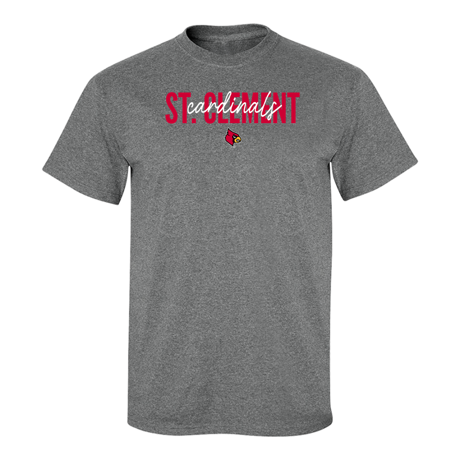 St. Clement Cardinals <span class="pdp-name-mascot">St. Clement School Cardinals</span> MV Sport Men's Classic Short-Sleeve Tee