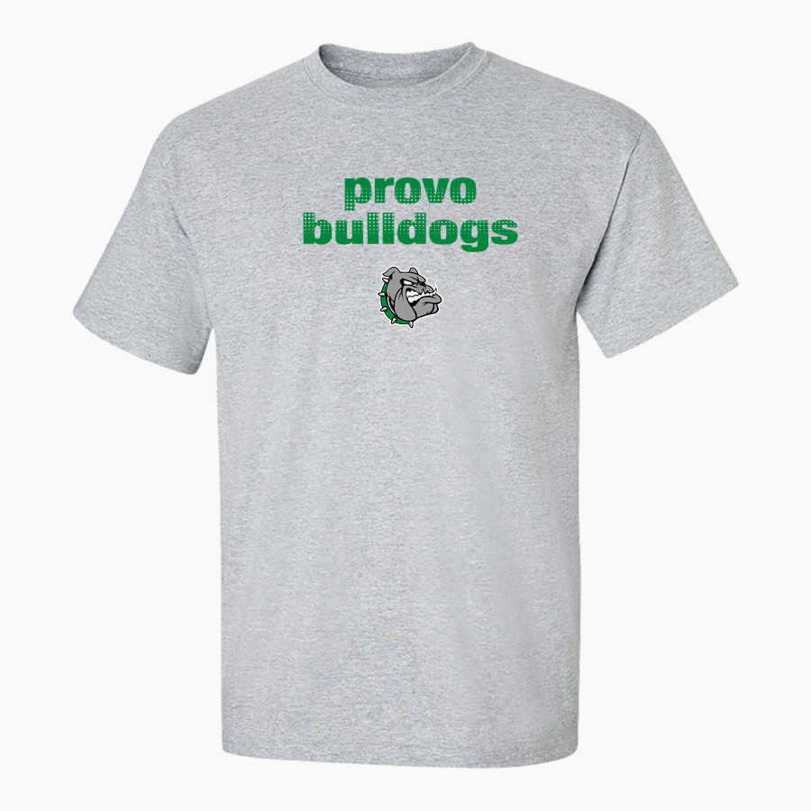 PROVO HIGH SCHOOL BULLDOGS <span class="pdp-name-mascot">PROVO BULLDOGS</span> MV Sport Men's Classic Short Sleeve Tee
