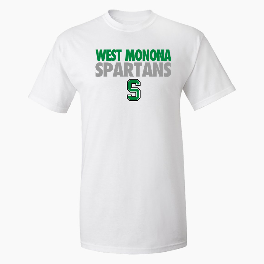 WEST MONONA HIGH SCHOOL SPARTANS MV Sport Men's Classic Short Sleeve Tee