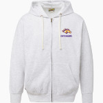 Rolling Meadows Mustangs MV Sport Men's Vintage Fleece Full-Zip Hoodie Front Thumbnail