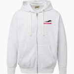 Pleasanton Middle School Panthers <span class="pdp-name-mascot">Pleasanton Panthers</span> MV Sport Men's Vintage Fleece Full-Zip Hoodie Front Thumbnail
