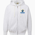 Fulton Panthers <span class="pdp-name-mascot">Fulton Jr. High School Panthers</span> MV Sport Men's Vintage Fleece Full-Zip Hoodie Front Thumbnail