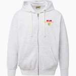 Newberry Youth Football And Cheer Panthers <span class="pdp-name-mascot">Newberry Youth Football And Cheer Panthers</span> MV Sport Men's Vintage Fleece Full-Zip Hoodie Front Thumbnail