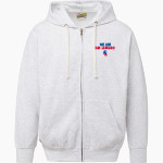 SAN LEANDRO HIGH SCHOOL PIRATES MV Sport Men's Vintage Fleece Full-Zip Hoodie Front Thumbnail