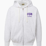 BEMENT MIDDLE SCHOOL BULLDOGS <span class="pdp-name-mascot">BEMENT BULLDOGS</span> MV Sport Men's Vintage Fleece Full-Zip Hoodie Front Thumbnail