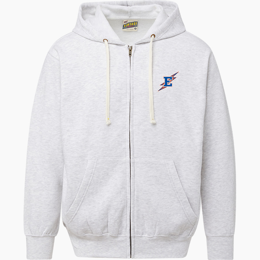 EDISON HIGH SCHOOL CHARGERS <span class="pdp-name-mascot">EDISON CHARGERS</span> MV Sport Men's Vintage Fleece Full-Zip Hoodie