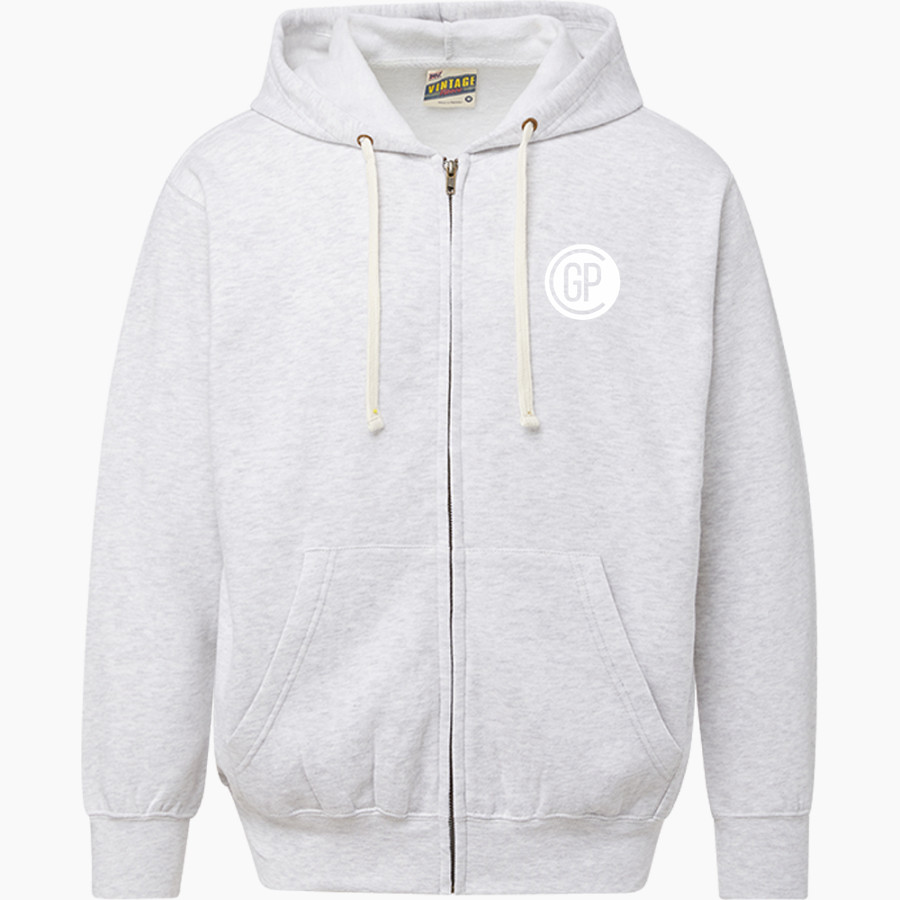 Grace Powell Church Grace Powell Church MV Sport Men's Vintage Fleece Full-Zip Hoodie