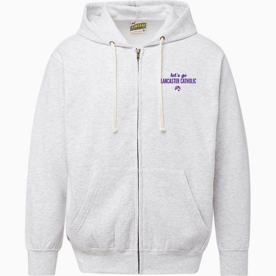 LANCASTER CATHOLIC HIGH SCHOOL CRUSADERS <span class="pdp-name-mascot">LANCASTER CRUSADERS</span> MV Sport Men's Vintage Fleece Full-Zip Hoodie