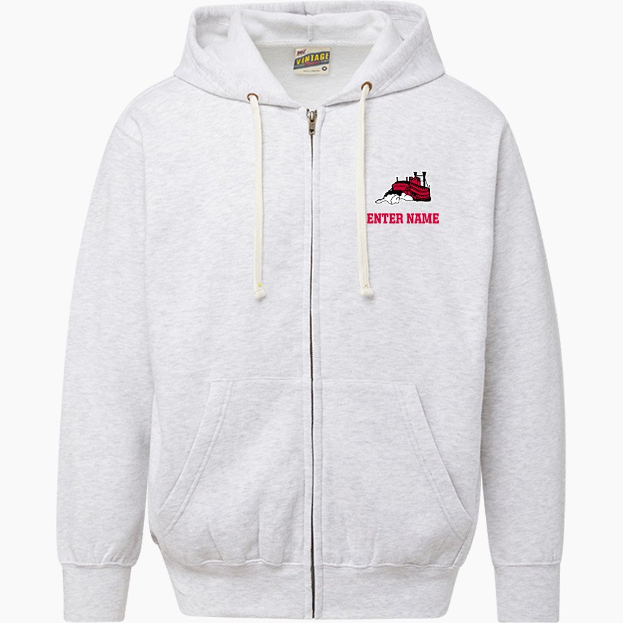 FULTON HIGH SCHOOL STEAMERS <span class="pdp-name-mascot">FULTON STEAMERS</span> MV Sport Men's Vintage Fleece Full-Zip Hoodie