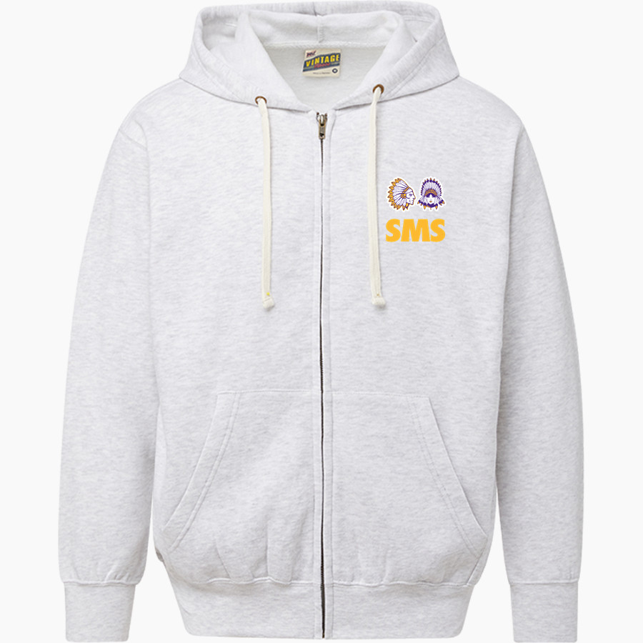 Scottsburg SMS MV Sport Men's Vintage Fleece Full-Zip Hoodie
