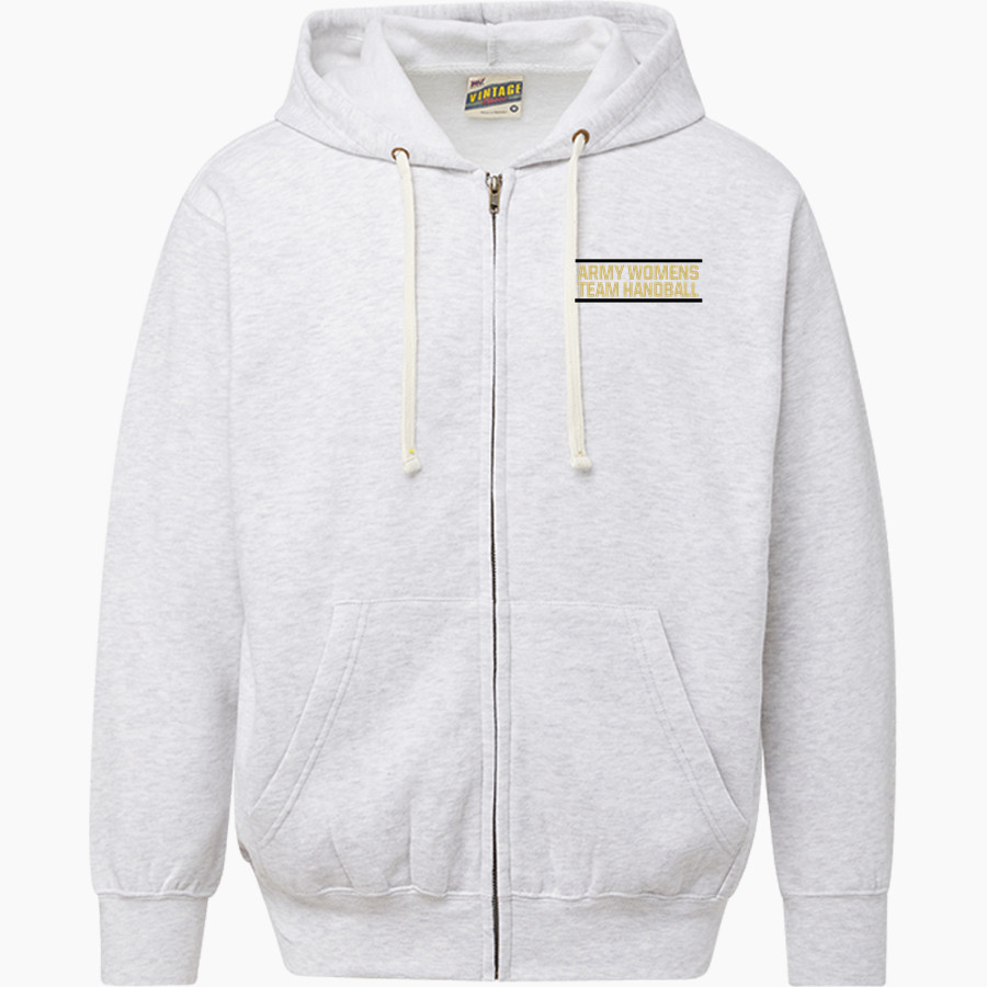 Army Womens Team Handball Army Womens <span class="pdp-name-mascot">Army Womens Team Handball</span> MV Sport Men's Vintage Fleece Full-Zip Hoodie